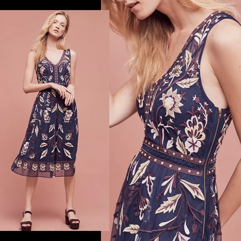 ANTHROPOLOGIE Alicante dress, excellent condition